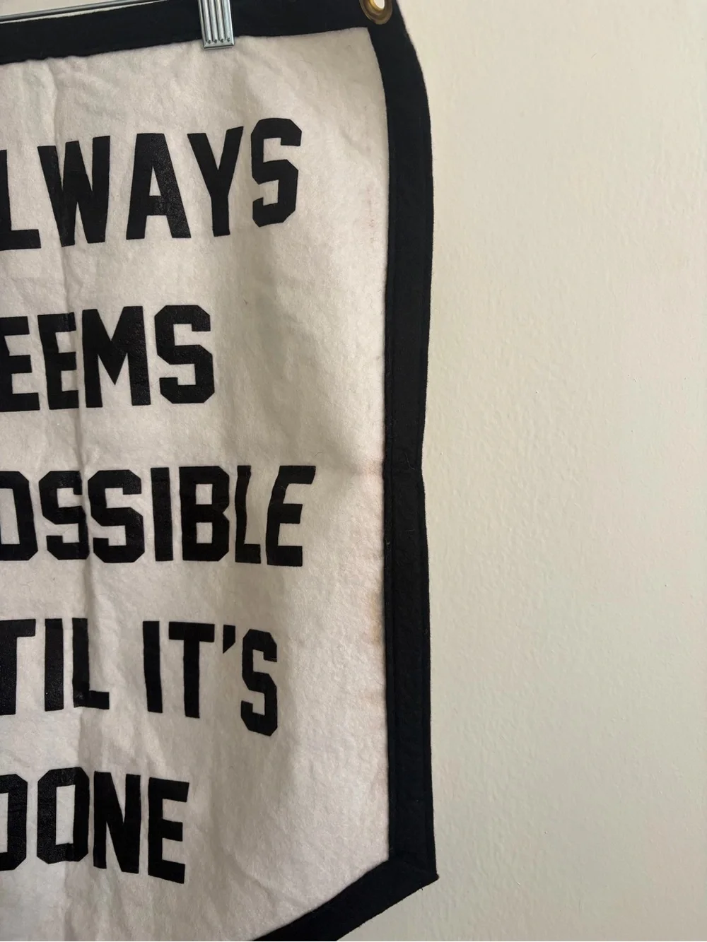 “It always seems impossible until
It’s done” by Oxford Pennant - Picture 2 of 6